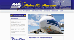 Desktop Screenshot of maineairmuseum.com